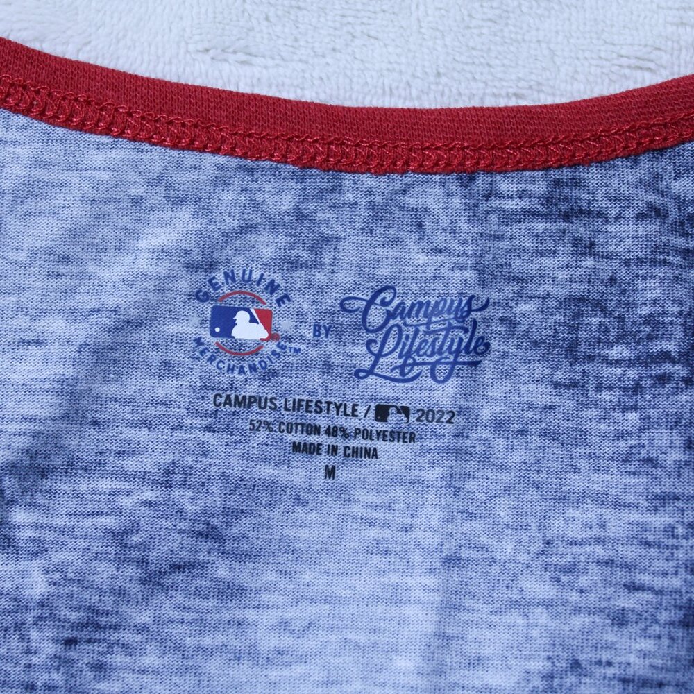 MLB Cleveland Guardians Womens Blue Tie Dye Logo Tank Top Sizes S, M, & XL - Picture 7 of 9